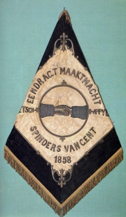Vlag van de Gentse spinders, 1958.
